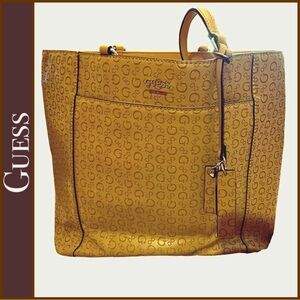 Guess Tote with Traditional Guess Logo Design and Hang Tags